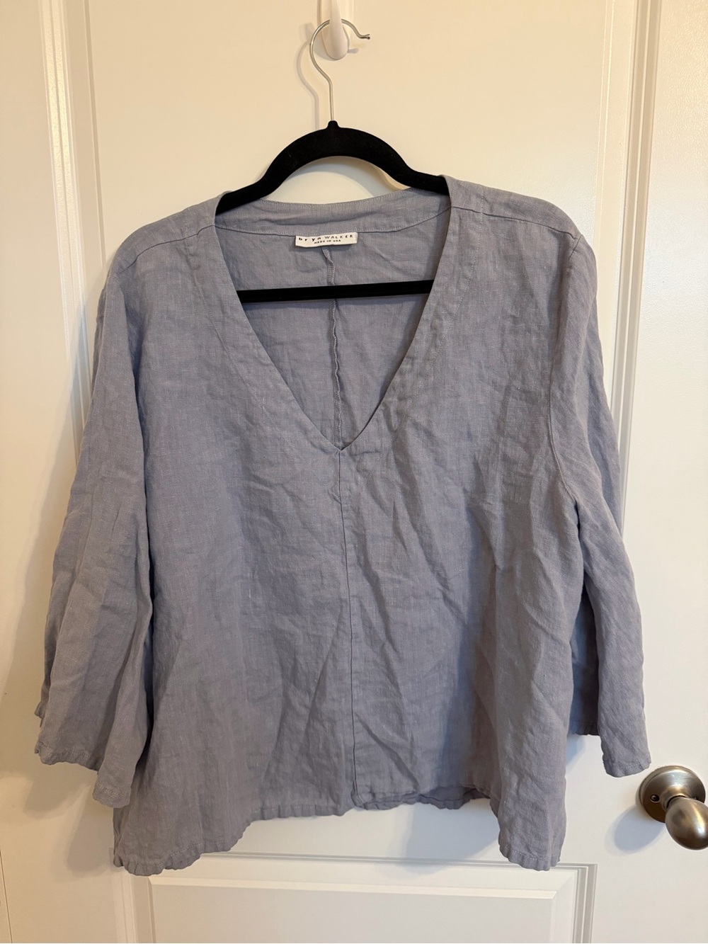 Bryn Walker 100% Linen Blouse Large